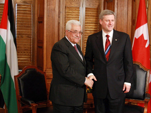 Palestinian President Abbas Meets With Canadian Foreign Minister