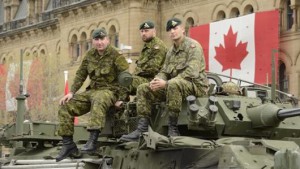 Canadian Soldiers at Parliament Hill