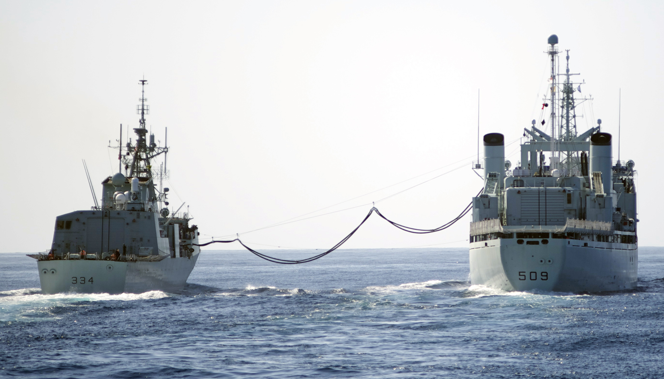 Task Group Exercise with Canadian Navy