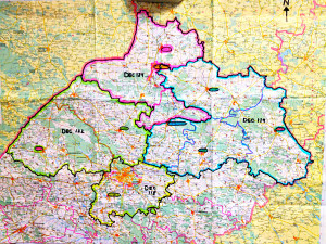 Polling station map for Lviv oblast