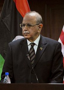 Abdurrahim El-Keib, Interrim PM, for TNC