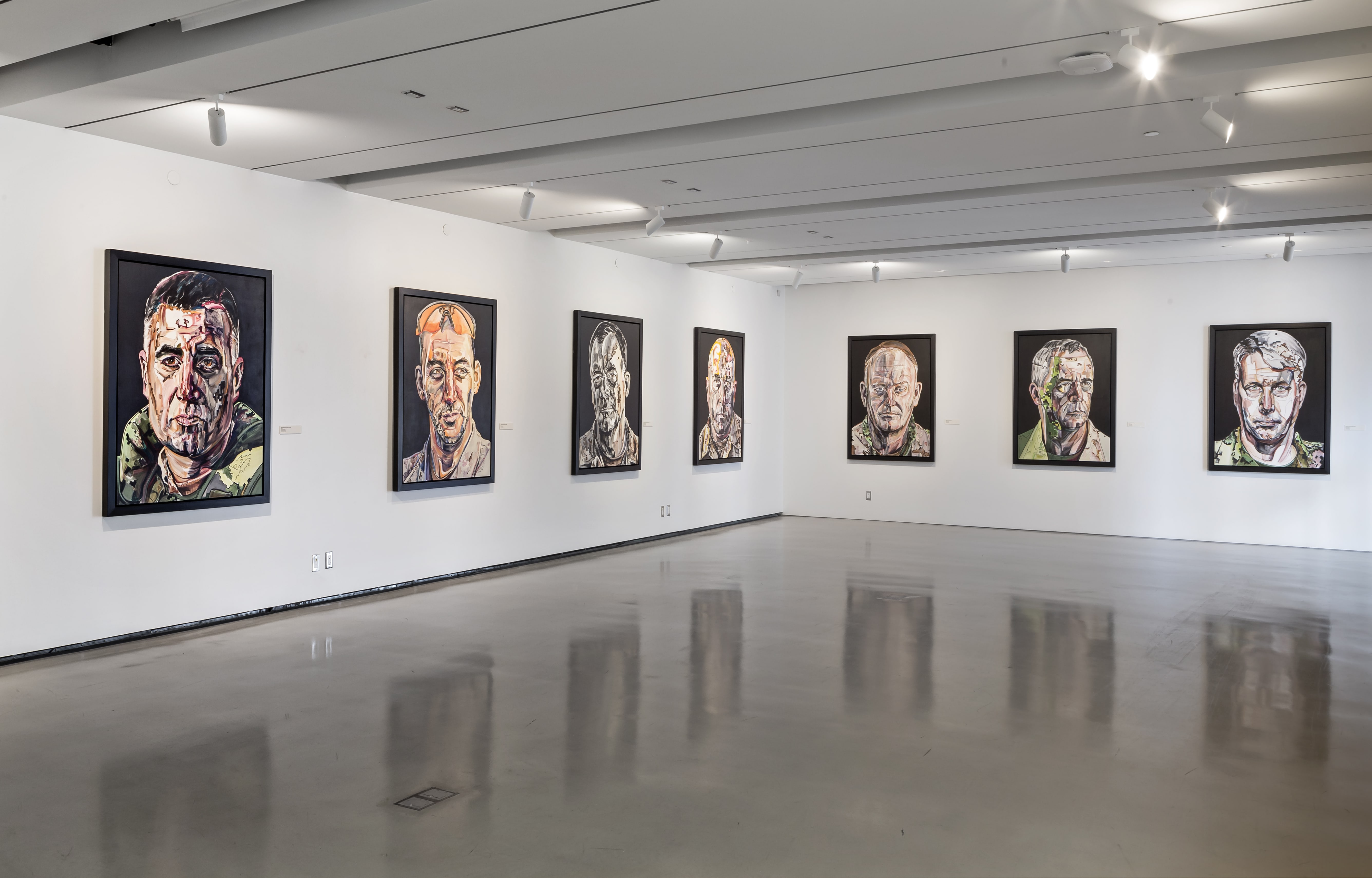 The Art of Command Gertrude Kearns CF portraits Fort York Visitor Centre 2015-min