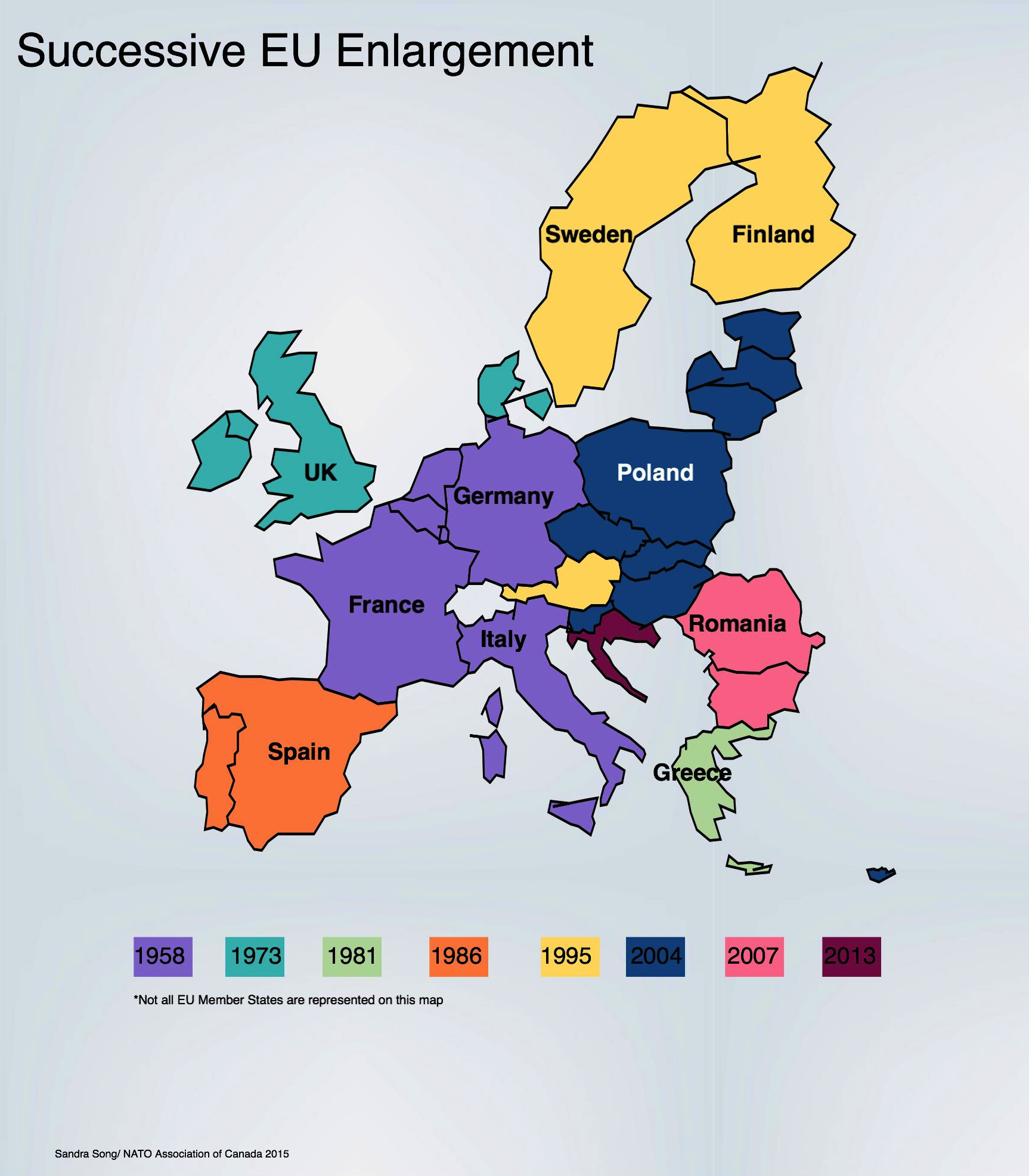 EU enlargement map