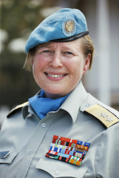 Force Commander Kristin Lund UNFICYP (United Nations Peacekeeping force in Cyprus) 