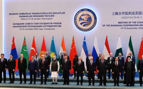 Shanghai Cooperation Organization Summit, Samarkand, Uzbekistan, September 16, 2022