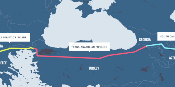 Map of Southern Gas Corridor